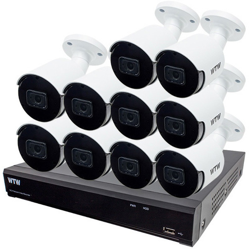 WTW-PRP9020EASD6(10台)+WTW-NV4116EP6-2TB セット品 最高級 4K