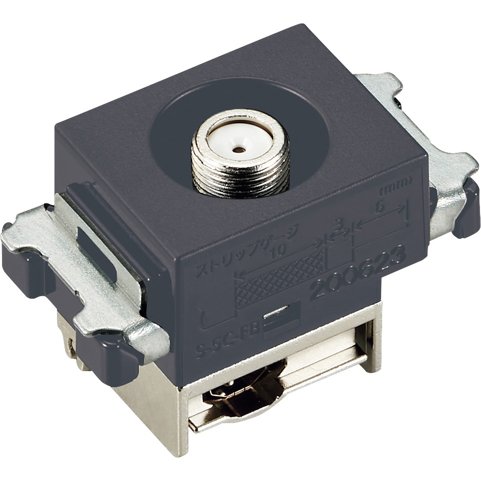 WCS3013MH 埋込ホーム用高シールドTVターミナル 電流通過形10～3224MHz