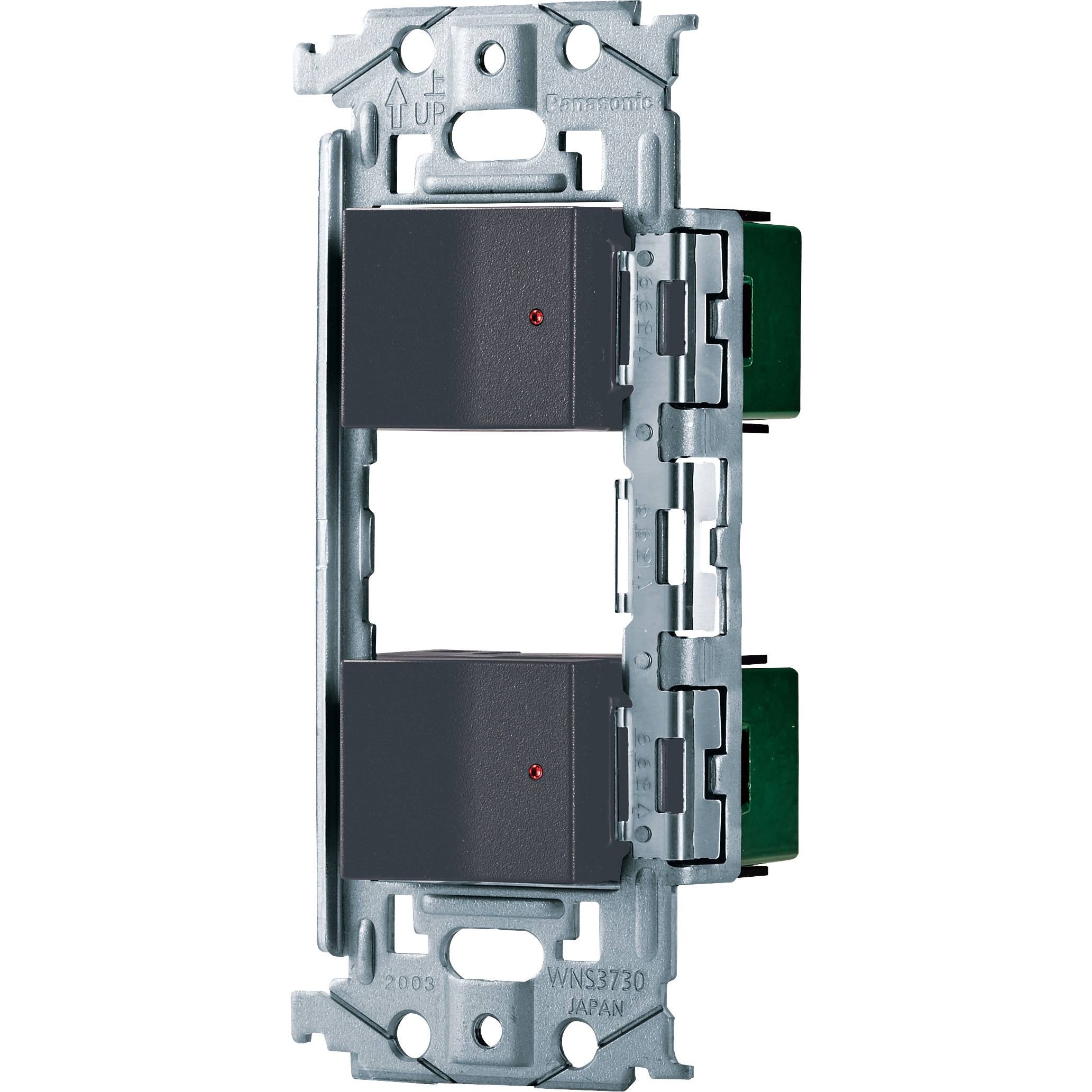 WNSS51898H SOーSTYLE埋込スイッチセット パイロットスイッチC 0.5A×2 Panasonic(パナソニック) マットグレー色   WNSS51898H