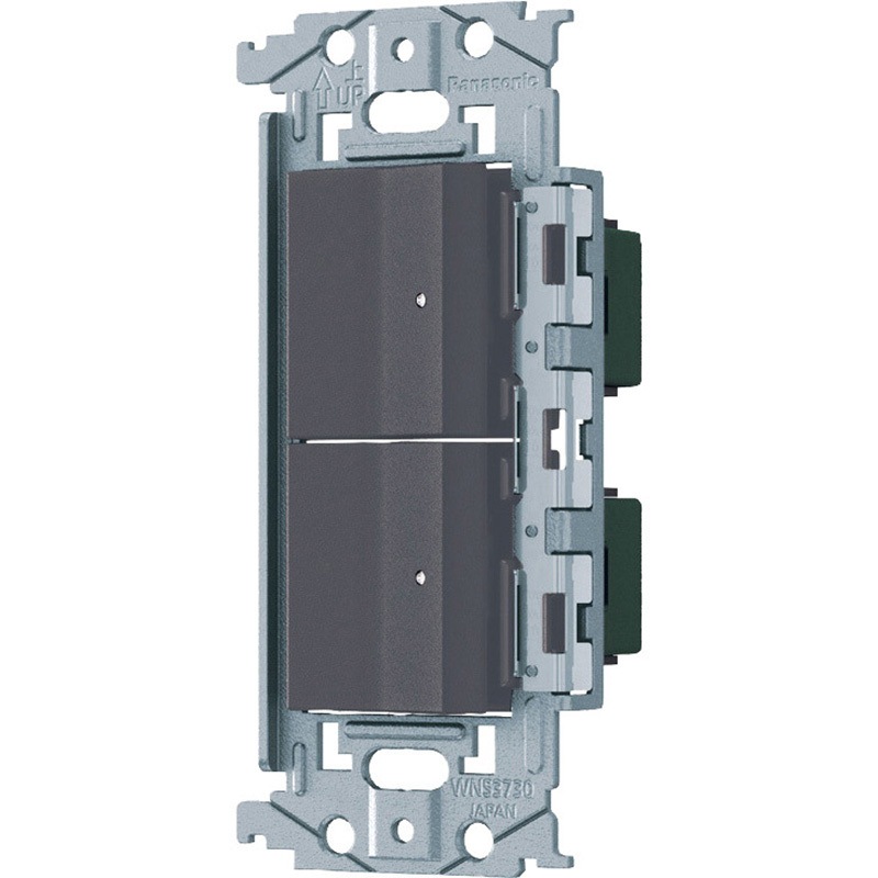 WNSS53696H SOーSTYLE 埋込ロングハンドル スイッチセット ほたるスイッチE×2 Panasonic(パナソニック) マットグレー色   WNSS53696H