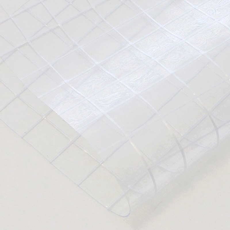 VP-550A 【オーダー】 ビニールカーテン 糸入り透明 0.55mm厚 防