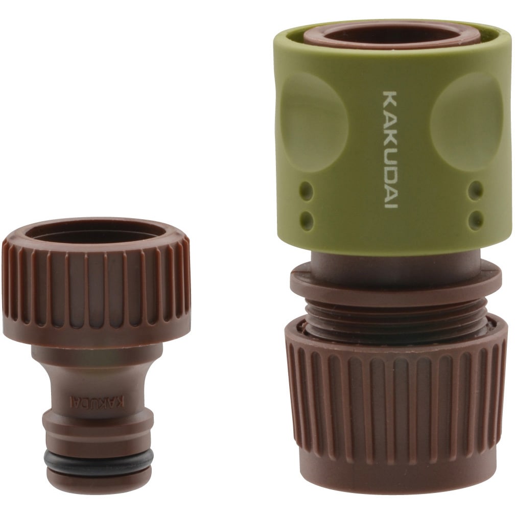 GA-QA009 ネジ口金とホーセンドのセット ワンタッチ接続 (蛇口に