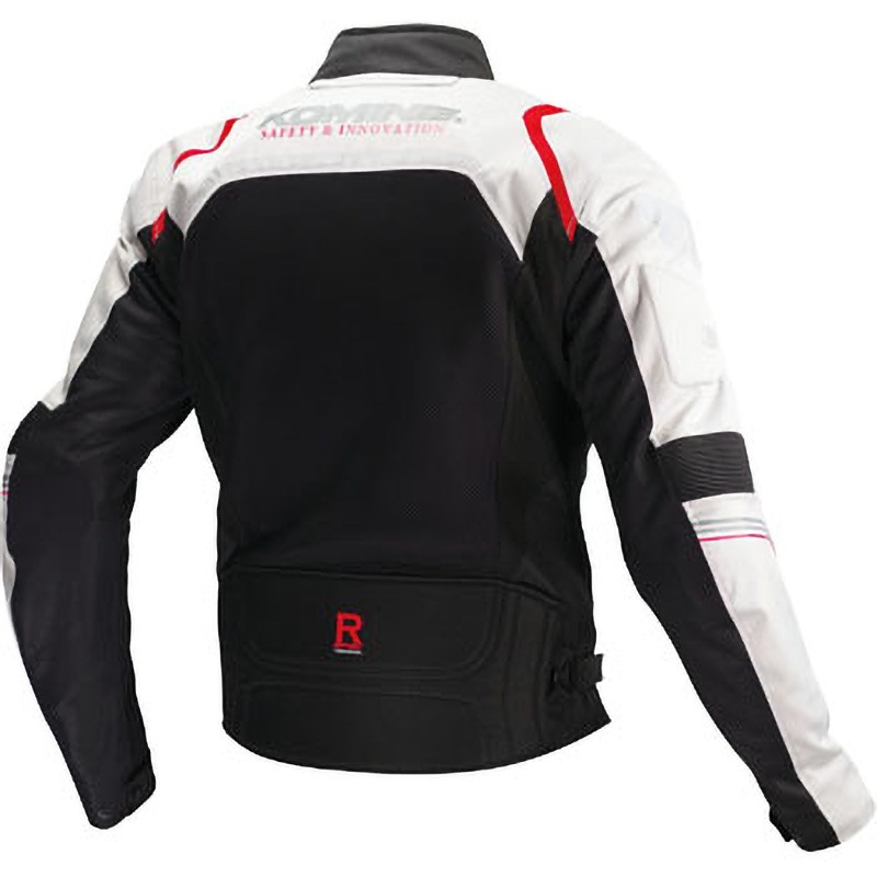 KOMINE メッシュジャケット JK-124 Rスペック 07-124/LGY/BK/XL JK-124 Rスペックメッシュジャケット 1着 コミネ