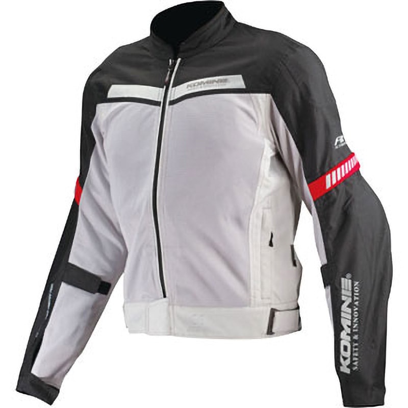 07-127/LGY/BK/WM JK-127 ハーフメッシュジャケット コミネ 色L