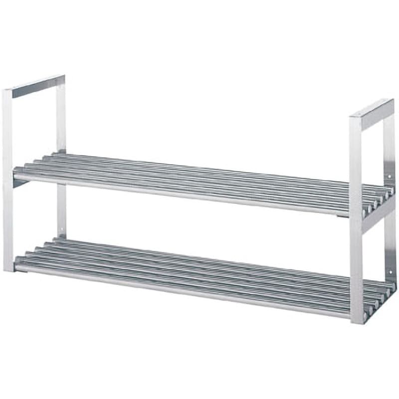 シンコー　パイプ棚　P-9030　P型　SUS430　幅900×奥行290×高さ300(mm) 業務用⁄新品シンコーパイプ棚 幅900×奥行290×高さ300 [P-9030