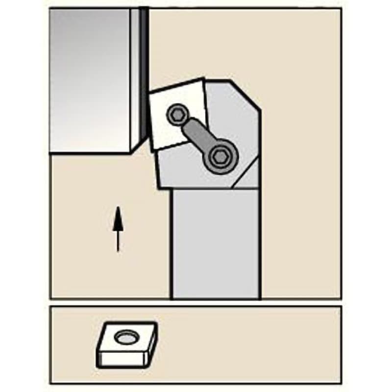 MCKNR3225P12 旋削ホルダー MCKN 75° ケナメタル クランプシステムKenloc(TM) 右勝手 10,935円