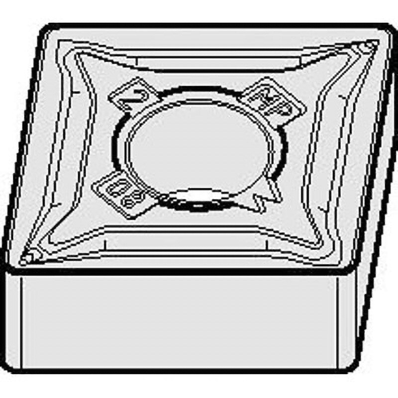 ISO インサート CNMG-MP 両面 コーナーR0.8mm 1セット(5個) CNMG160608MP KC5010