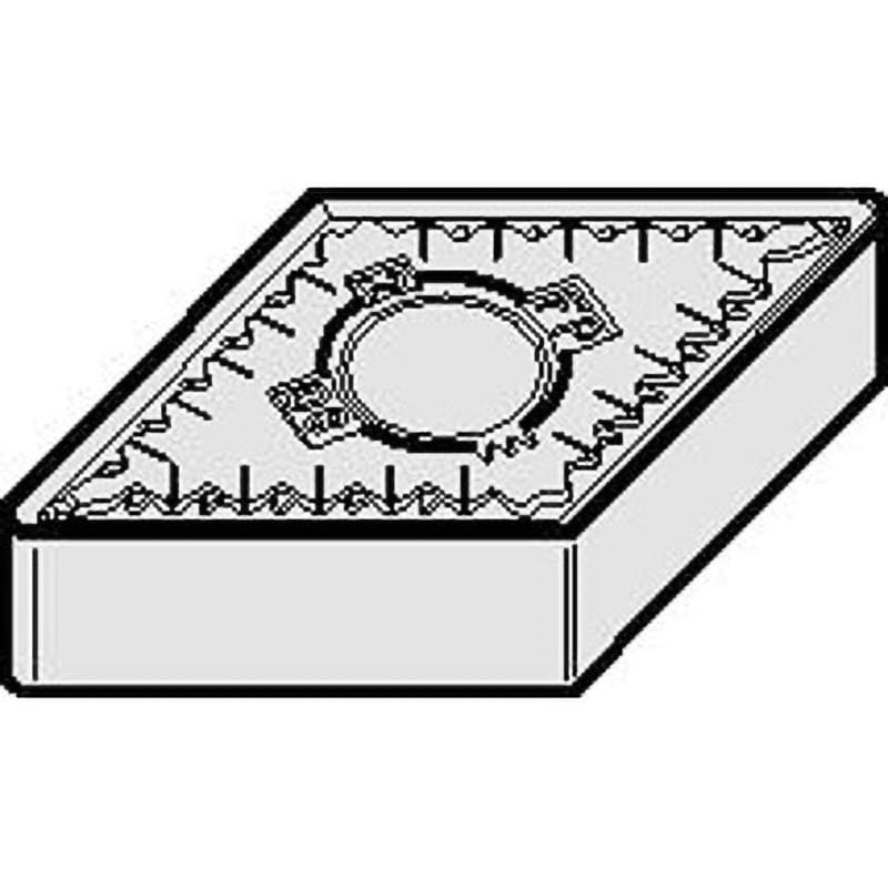 DNMG110404FP KC5010 ISO インサート DNMG-FP ケナメタル 両面 形状ひし形55° 逃げ角0度 コーナーR0.4mm 1セット(5個) DNMG110404FP KC5010