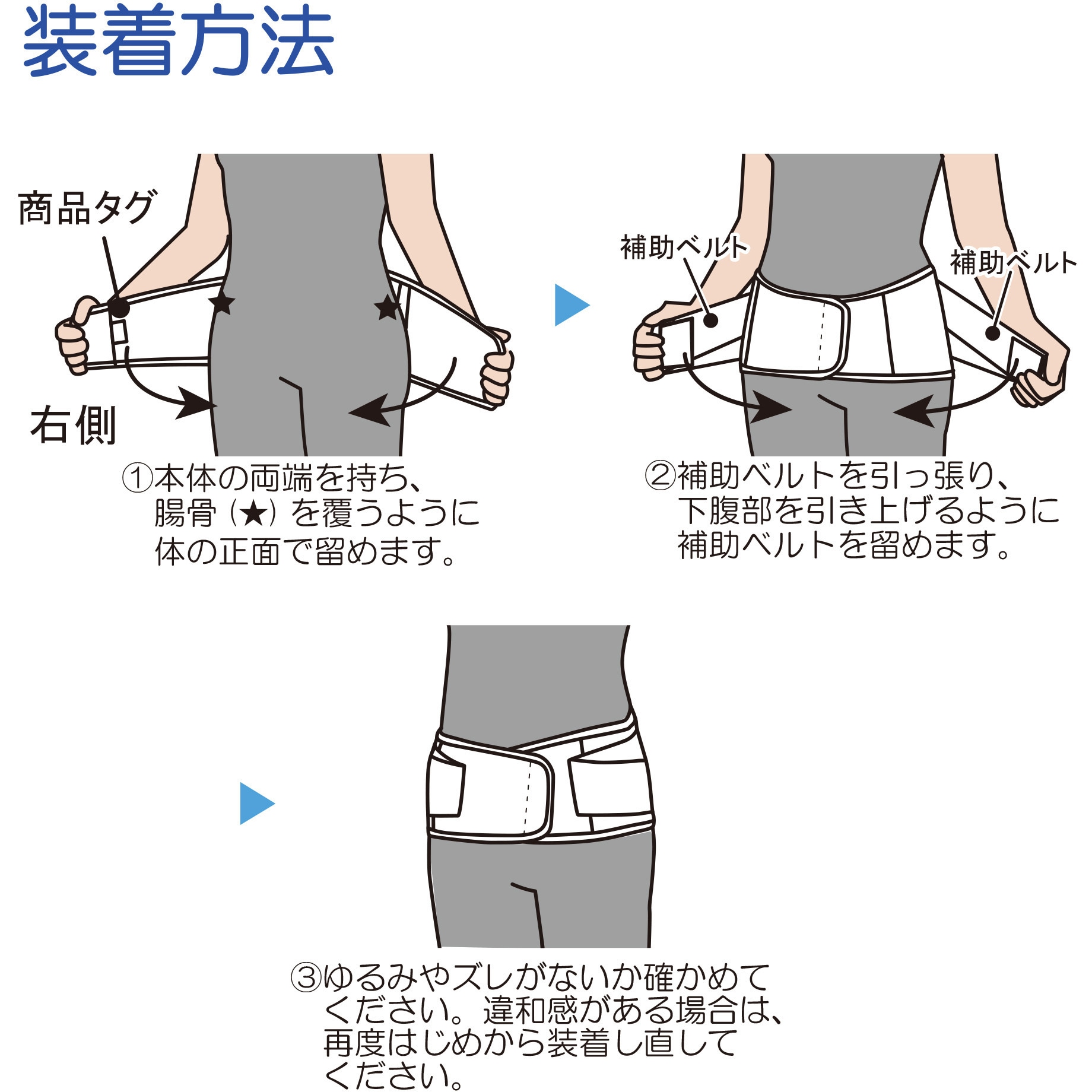 竹虎 腰ベルト 付け方