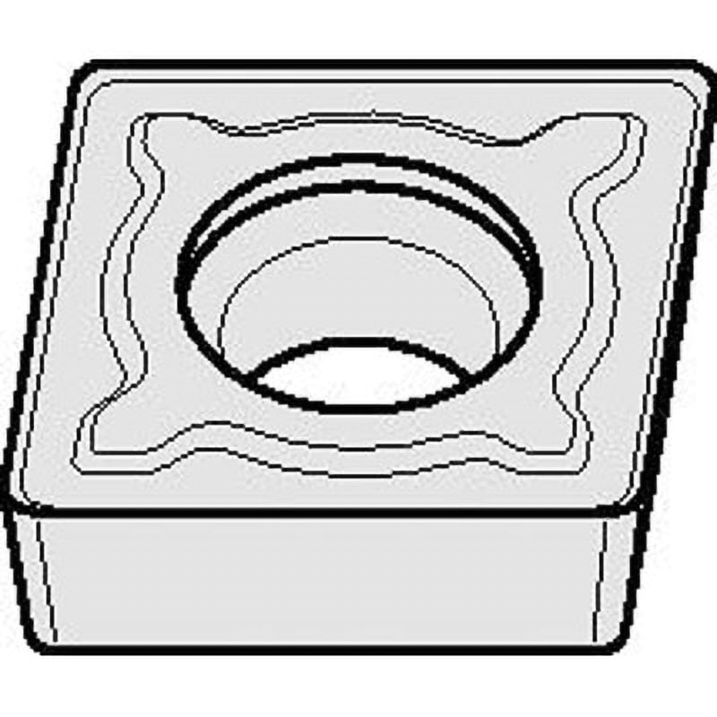 CCMT09T312MF KCP10 ISO インサート CCMT-MF ケナメタル 片面 形状ひし形80° 逃げ角7度 コーナーR1.2mm 1セット(10個) CCMT09T312MF KCP10