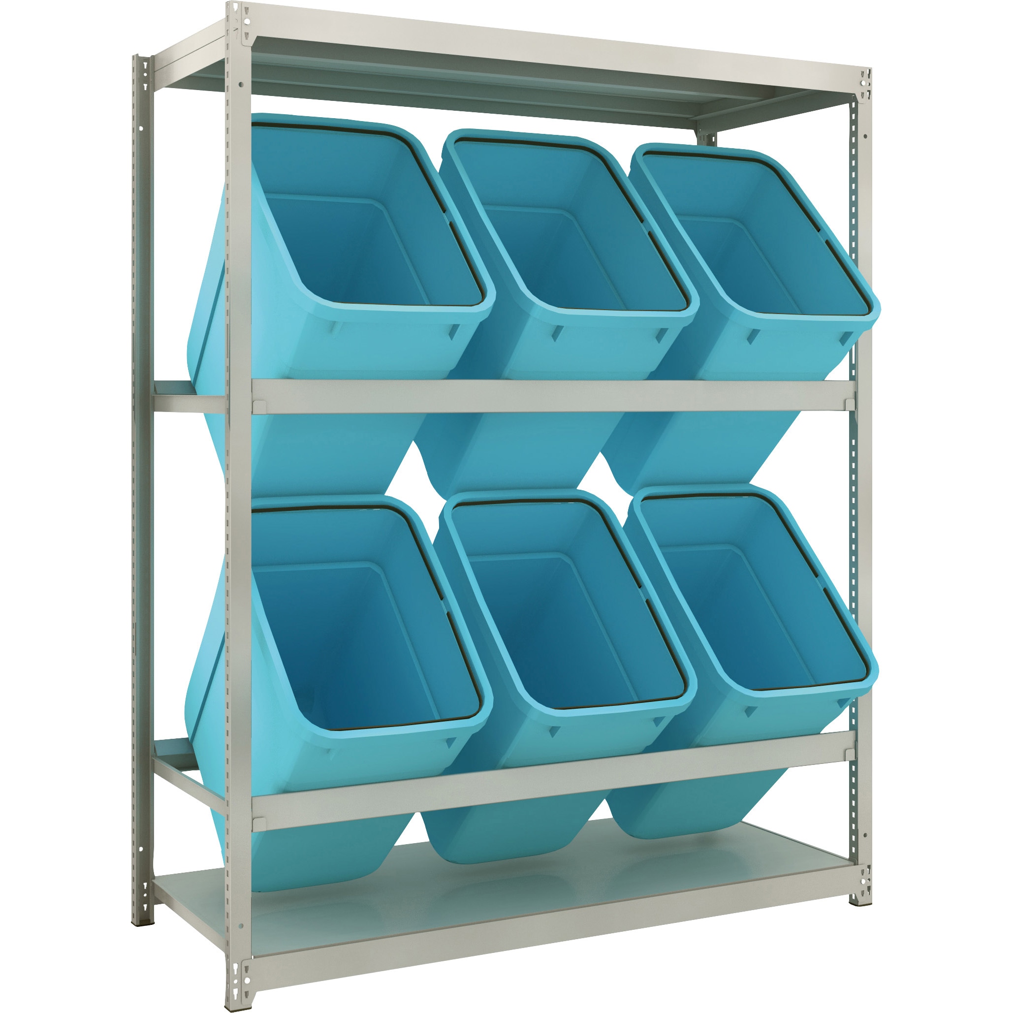 M1.5-6562D2 スチールラック ゴミ箱ラック M1．5型