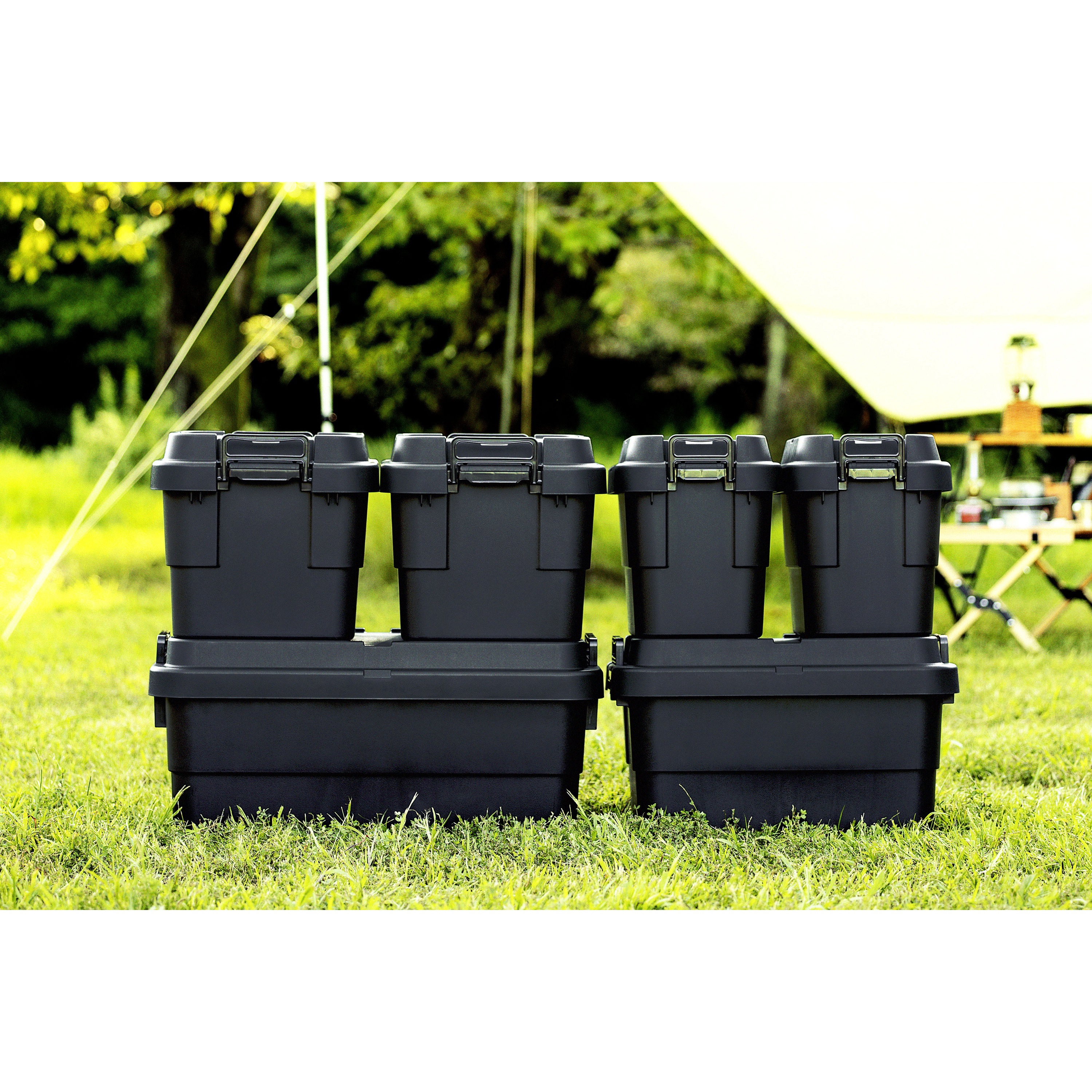 BLKCF-30 トランクカーゴ フラット天板仕様 TRUSCO ブラック色 BLKCF