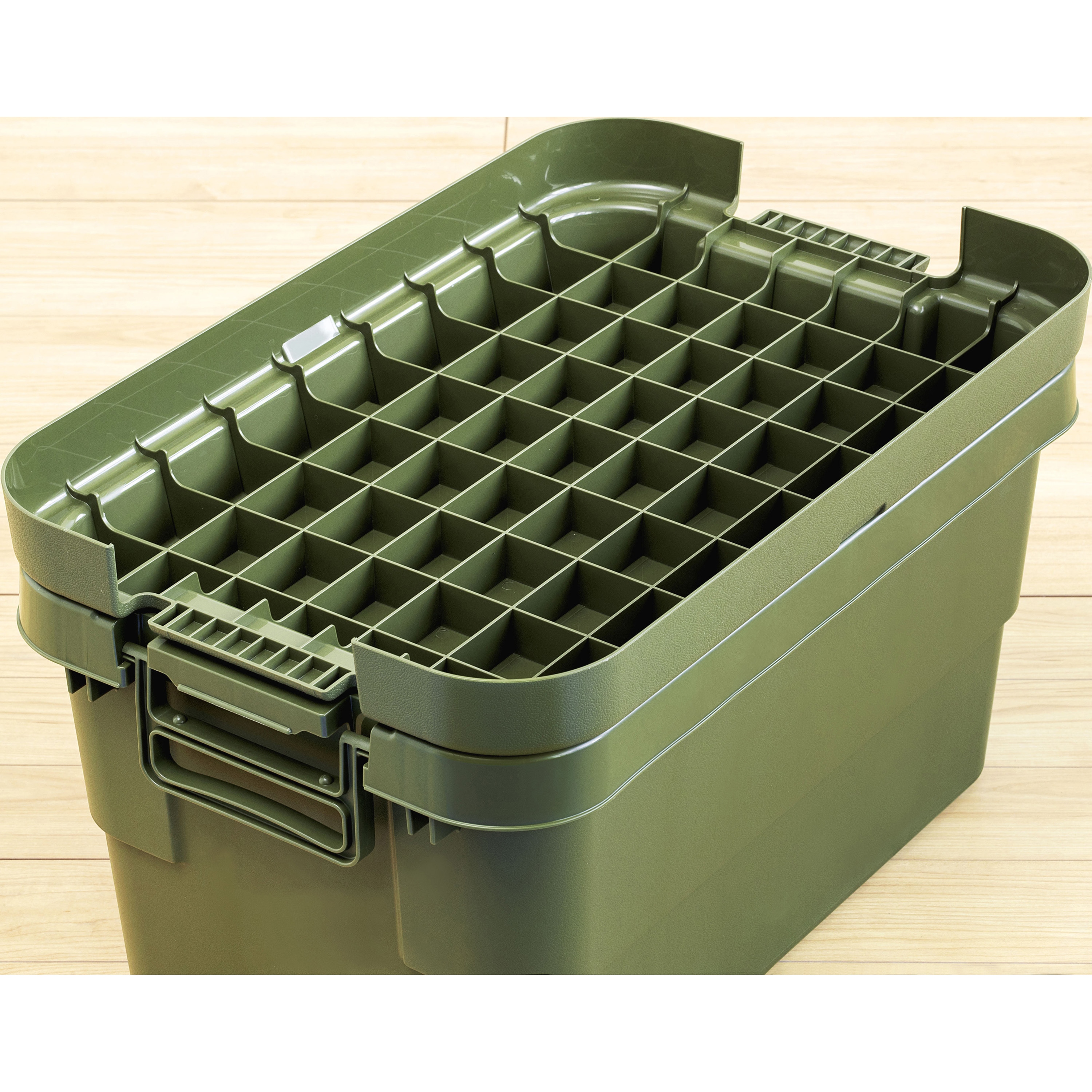 TRUSCO(トラスコ) トランクカーゴ 2個 70L グレー GYCF-70 GYCF-70 トランクカーゴ フラット天板仕様 TRUSCO グレー色 外寸(幅