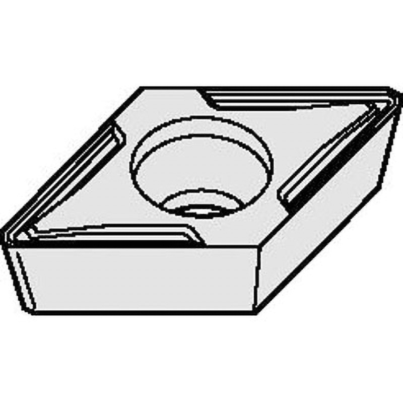 DCMT11T304FW KCP25 ISO インサート DCMT-FW ケナメタル 片面 形状ひし形55° 逃げ角7度 コーナーR0.2mm 1セット(10個) DCMT11T304FW KCP25 8,398円