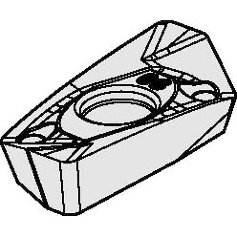 EDCT140408PDERLD KC522M ミーリングインサート EC14 ケナメタル コーナーR0.8mm 1セット(5個) EDCT140408PDERLD KC522M