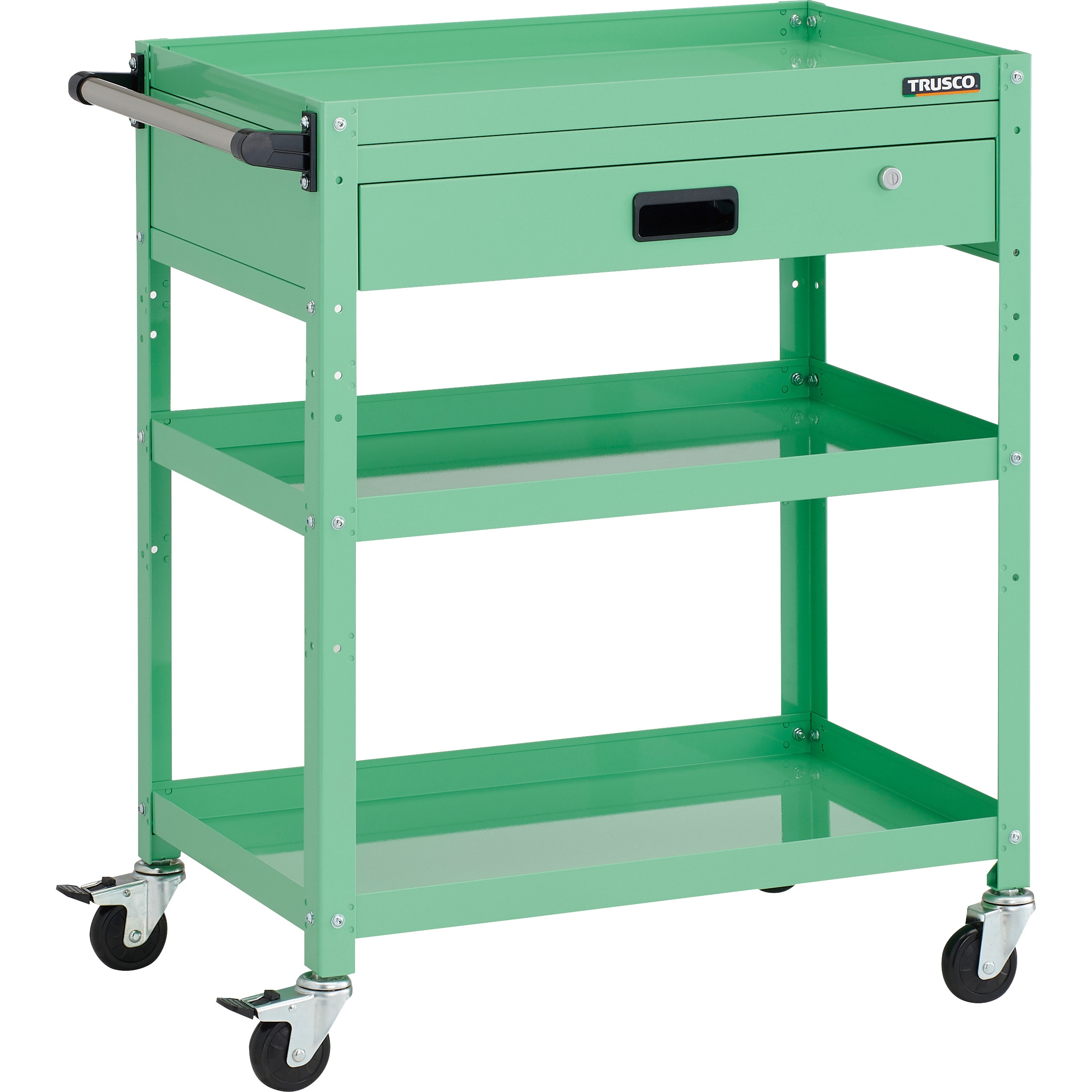 RBW-973VH YG ツールワゴン ラビットワゴン 700X450XH880 3段 1段引出