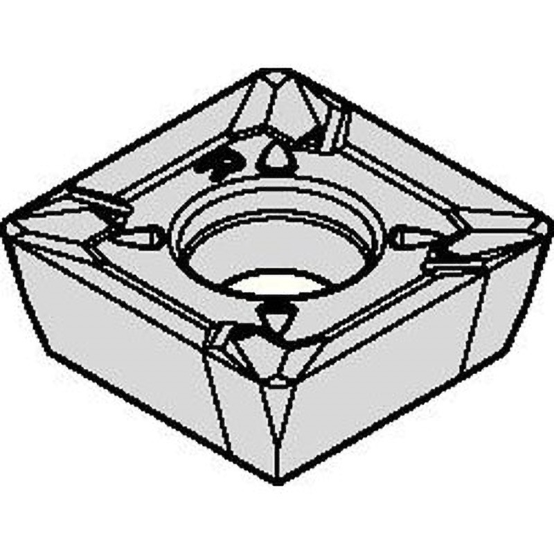 SPCT10T312PPERLD2 KC725M ミーリングインサート SPCT-LD2 ケナメタル 逃げ角11度 コーナーR1.2mm 1セット(5個) SPCT10T312PPERLD2 KC725M