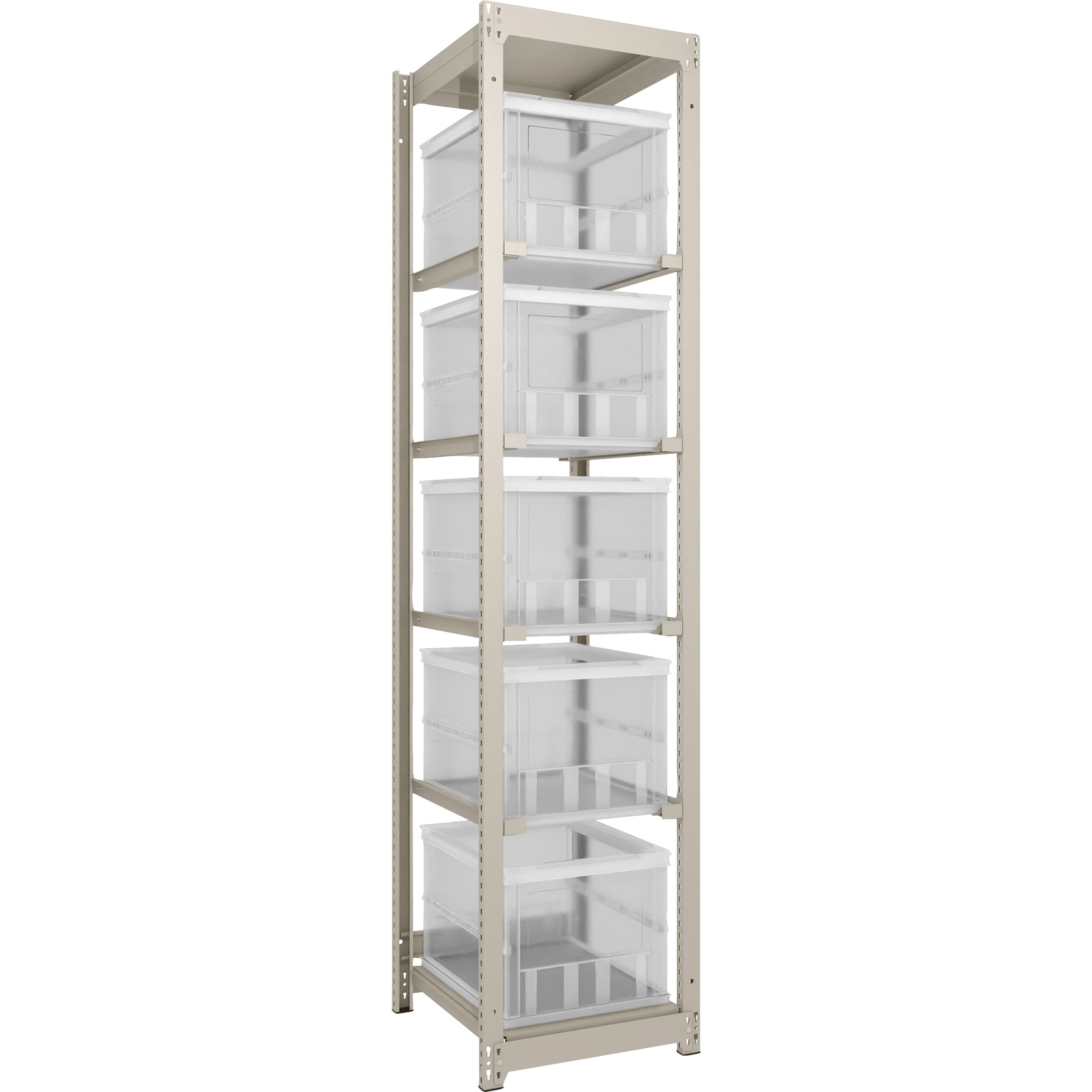 M1.5-7162U4-50LX5 スチールラック M1．5型 オリコン保管タイプ H2100XW430XD595 TRUSCO 間口473mm奥行604mm