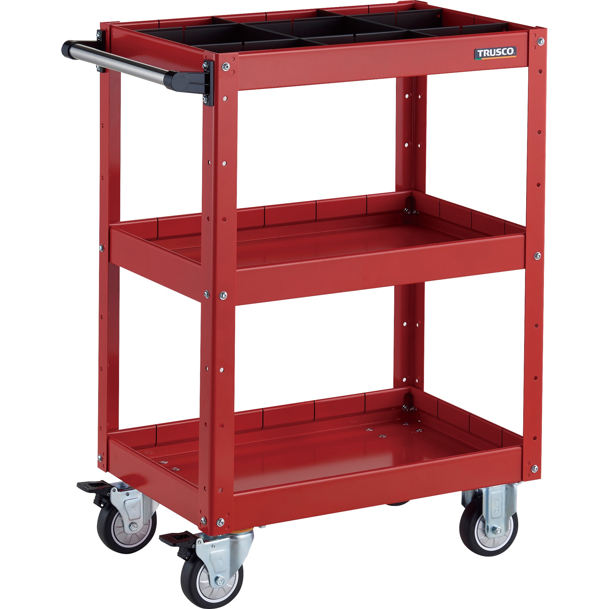 TRUSCO/トラスコ中山 イーグルワゴン 750X500 ウレタン4輪自在 ヤンググリーン EGW-672UJ-YG 新品・90営業日以内発送トラスコ中山 ＴＲＵＳＣＯ EGW973V2JYG