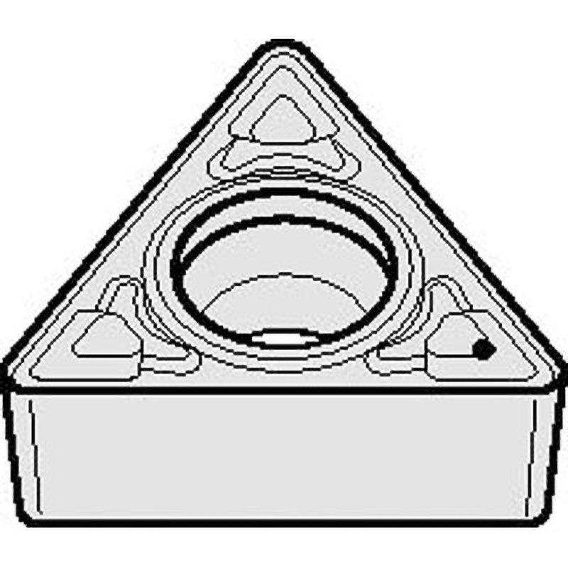 TCMT16T312MF KCM25B ISO インサート TCMT-MF ケナメタル 片面 正三角形 コーナーR1.2mm 1セット(10個) TCMT16T312MF KCM25B