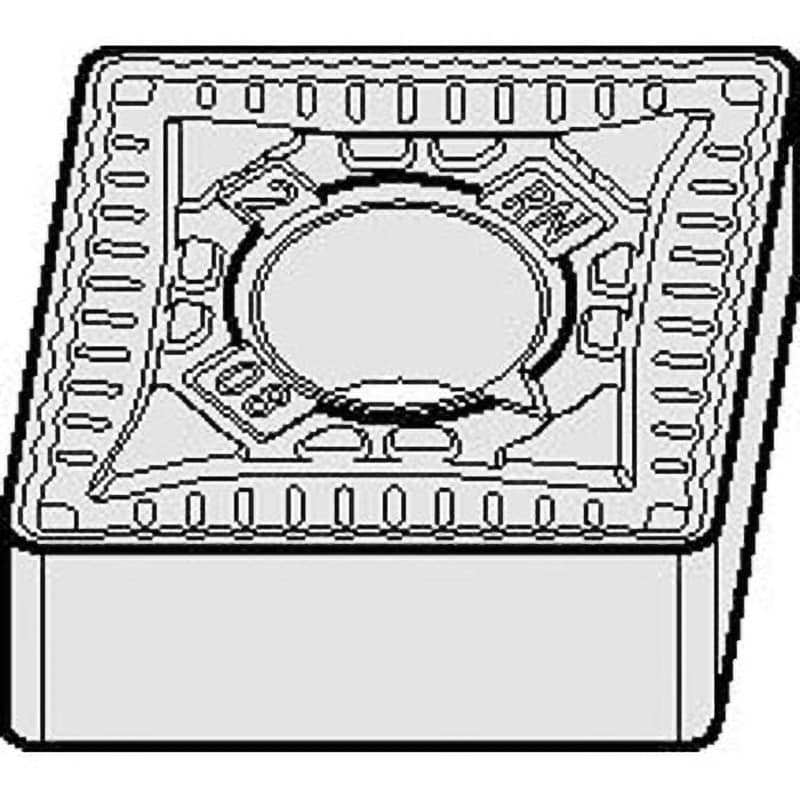 ISO インサート CNMG-RN 両面 コーナーR0.8mm 1セット(5個) CNMG160608RN KCP25