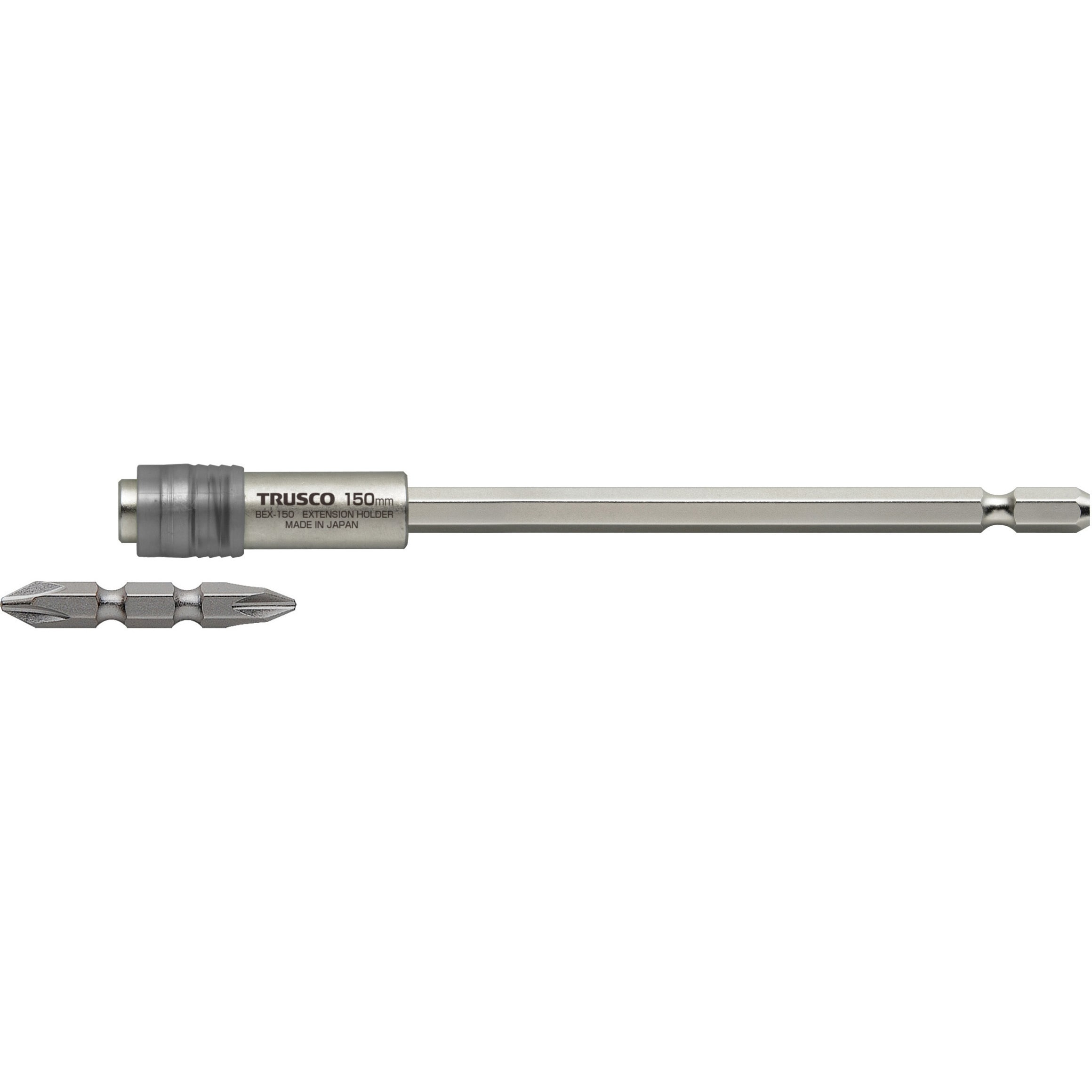 BEX-150 エクステンションホルダー(ビット付) TRUSCO 黄色 BEX-150