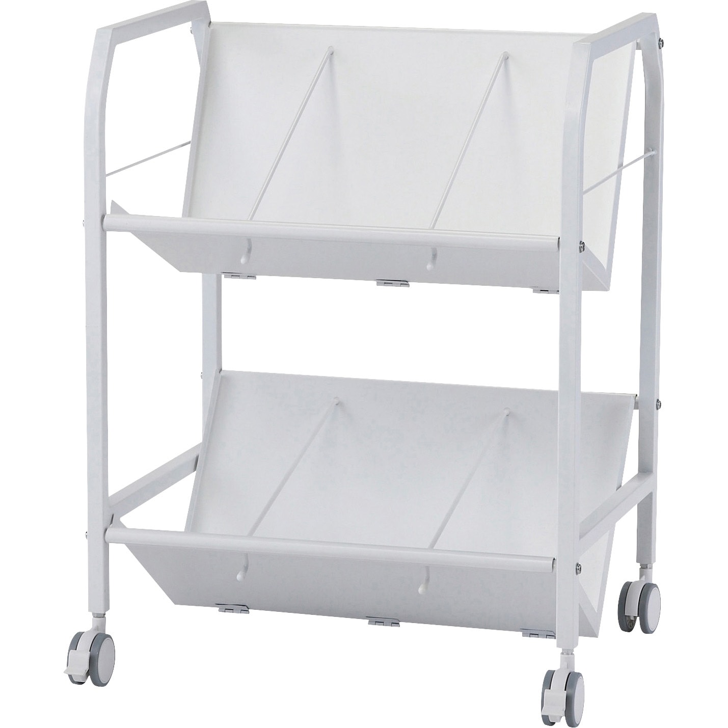 TFW-550 ファイルワゴン TRUSCO ホワイト色 間口570mm奥行449mm高さ720mm  TFW-550 12,565円
