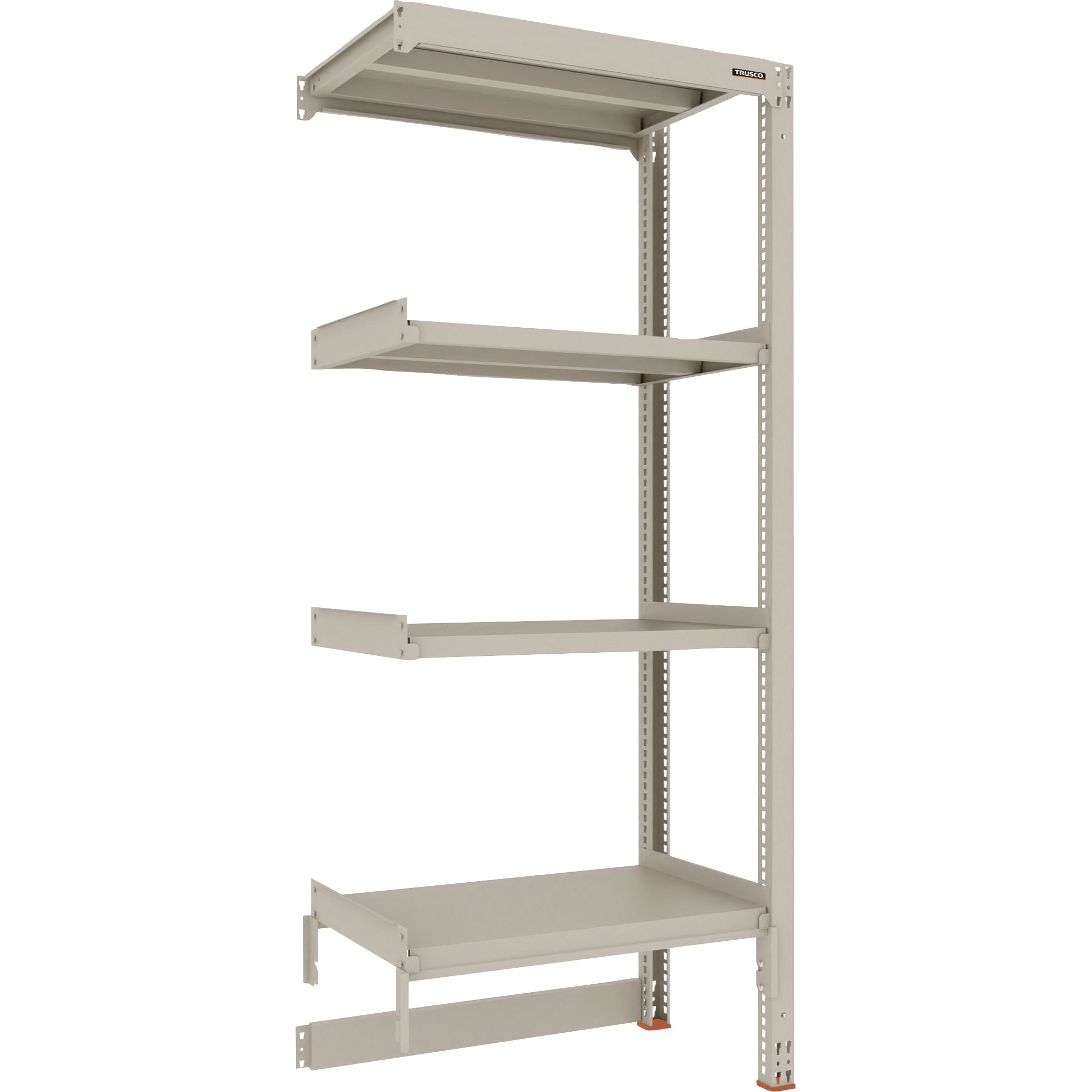 M3-DB7364B M3型中量棚 台車天板収納型 4段 高さ2100mm 1セット TRUSCO 【通販モノタロウ】