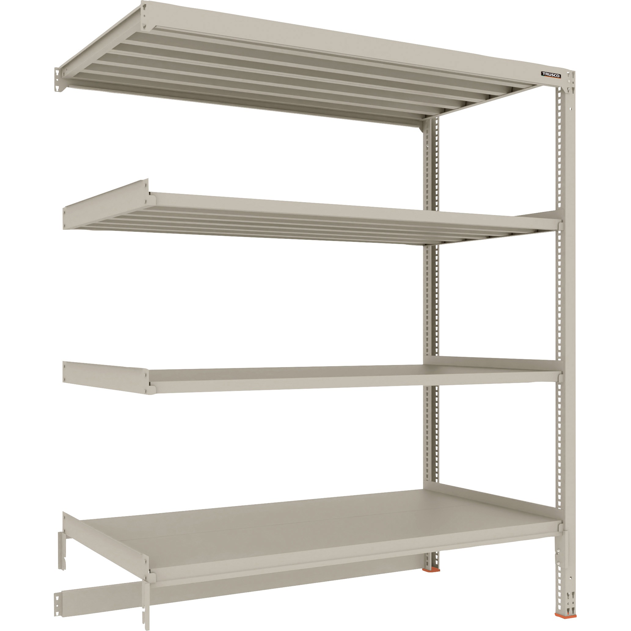 M3-DB7694B M3型中量棚 台車天板収納型 4段 高さ2100mm 1セット TRUSCO 【通販モノタロウ】