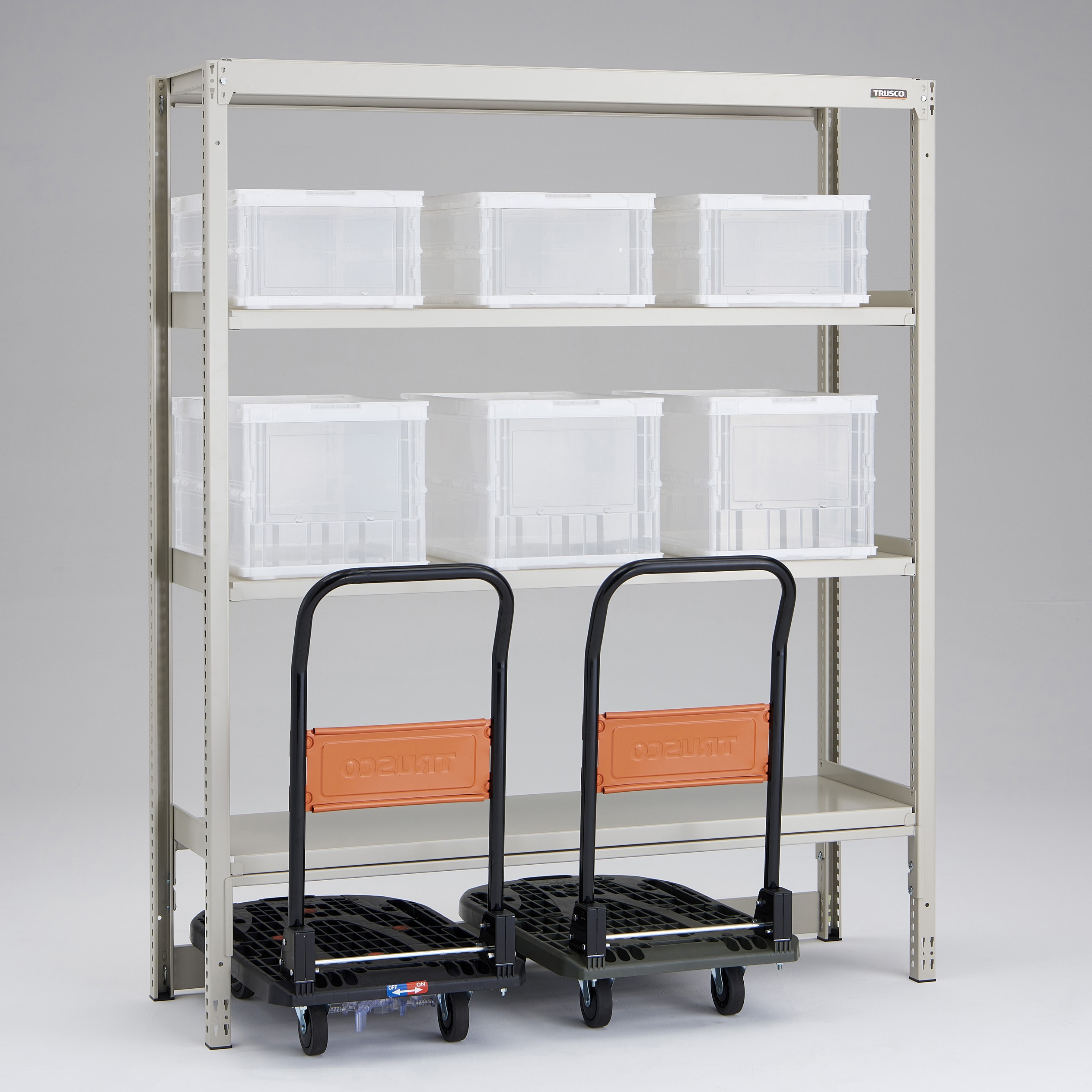 TRUSCO M2型棚用はめ込み式背板 W1800XH1800 SM266 (NG) [SM2-66]