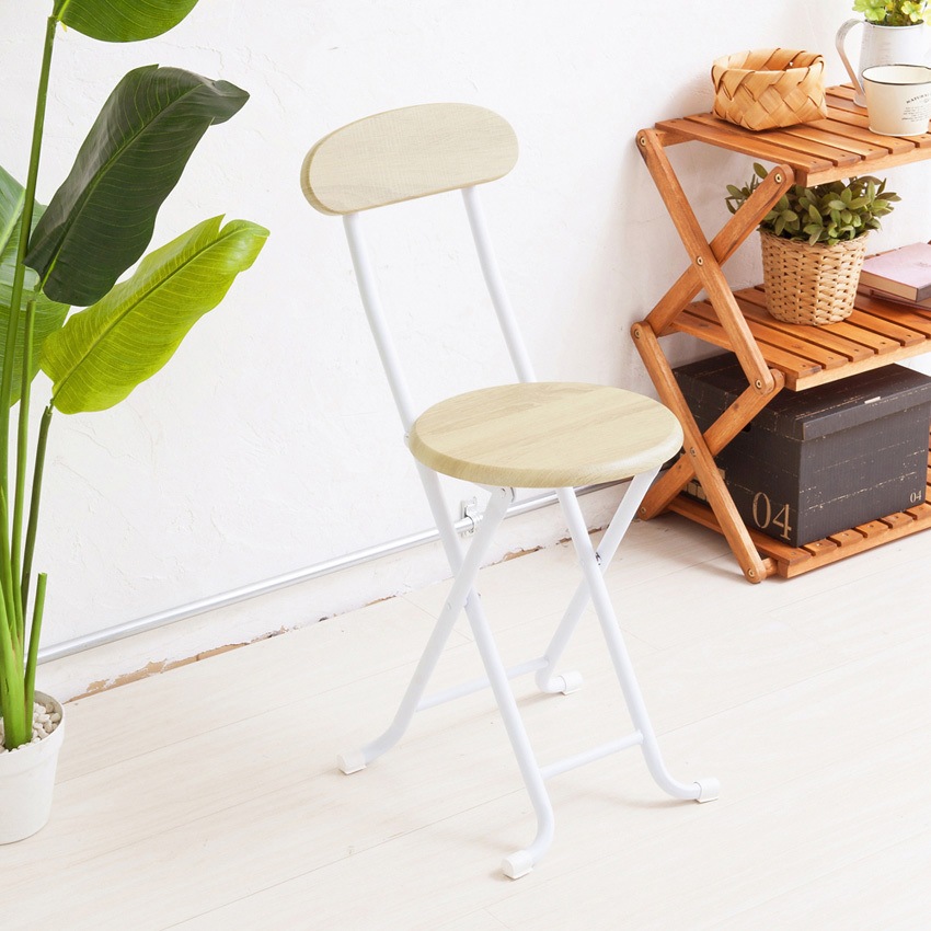 NK-111 ヴィンテージチェア 永井興産 ナチュラル色 高さ740mm幅350mm