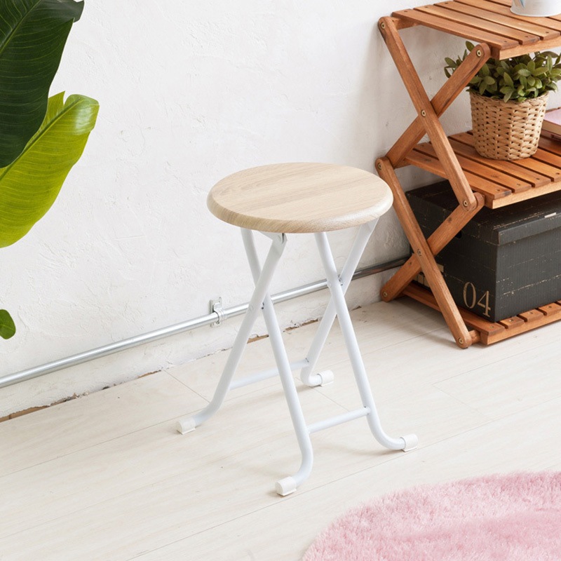 NK-113 ヴィンテージスツール 永井興産 ナチュラル色 高さ450mm幅320mm