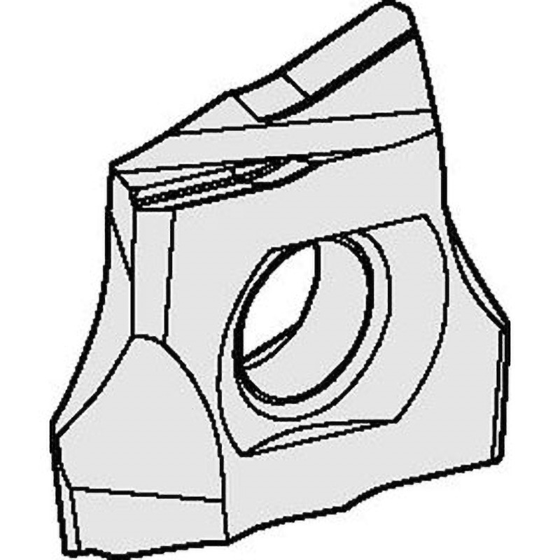 D4FIX140604RMN KCU25 旋削インサート D4FIX-MN ケナメタル 右勝手 コーナーR0.4mm 1セット(10個)
