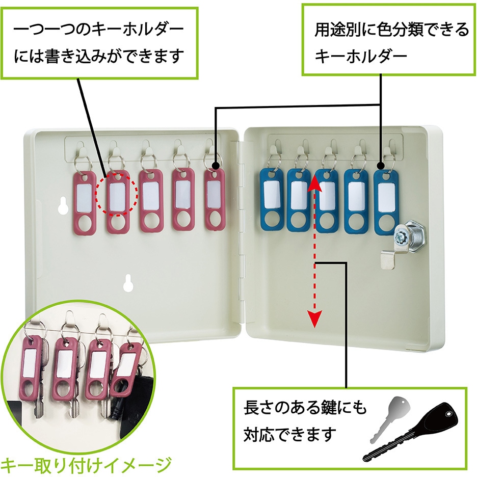 内田洋行 キーケース トランクタイプ 120本収納 鍵ケース キーボックス
