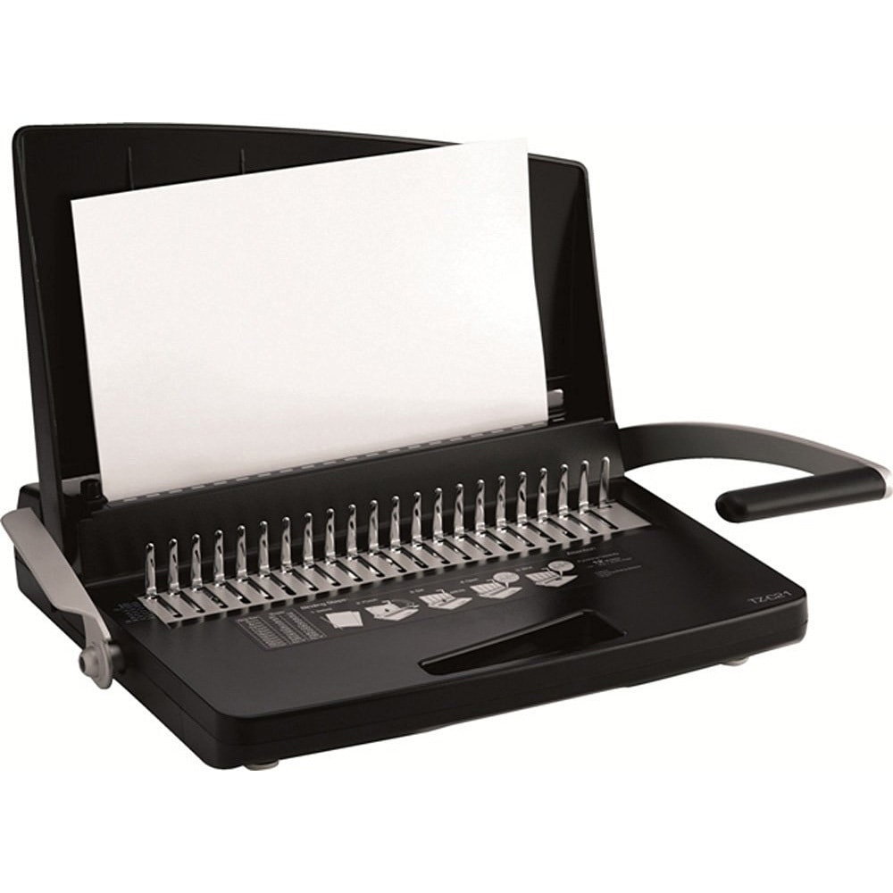 カール トジックル コームリング製本機 A4/20穴 TZ-C21 TZ-C21 トジックル コームリング製本機 1台 カール事務器 【通販