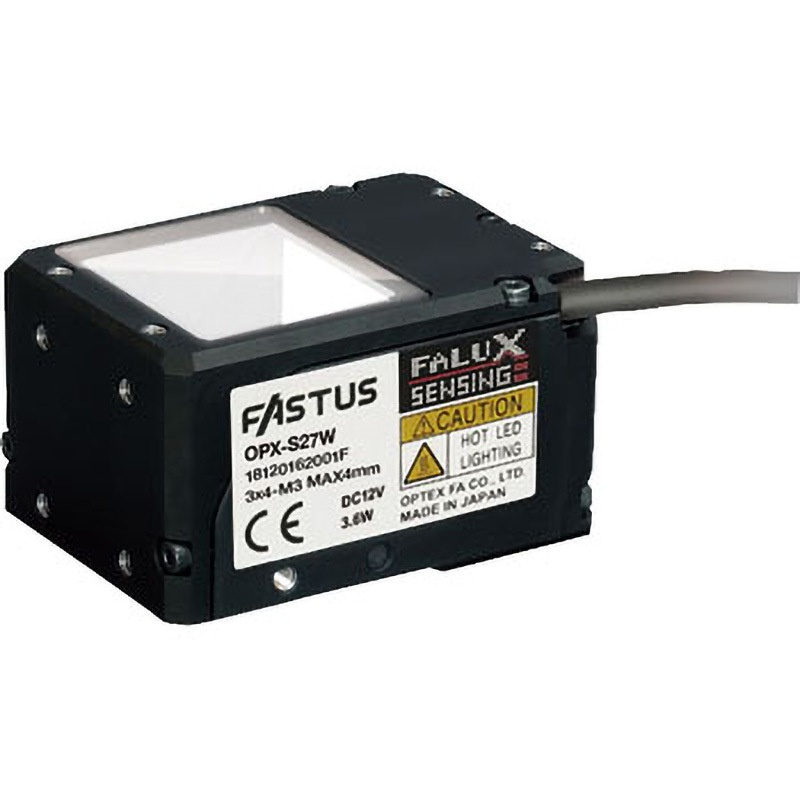 OPX-S27W センシング同軸照明 OPXシリーズ OPTEX FA (オプテックス・エフエー) 可視光 バックライト形 発光色:白 センシング同軸照明 白