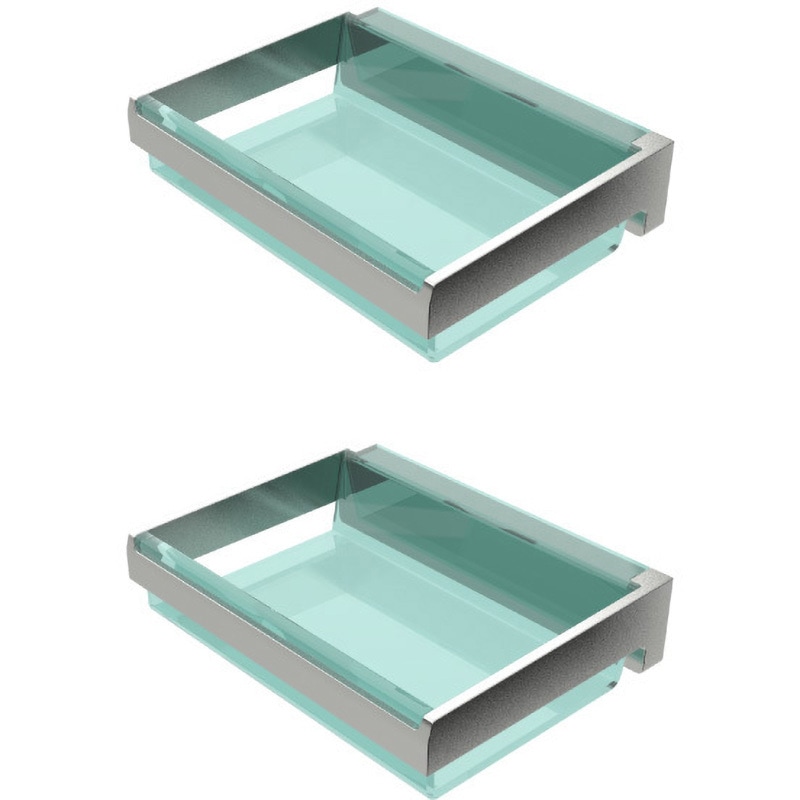 NAXX-PT4321 クリアシェルフ ハウステック 1セット(2個) NAXX-PT4321