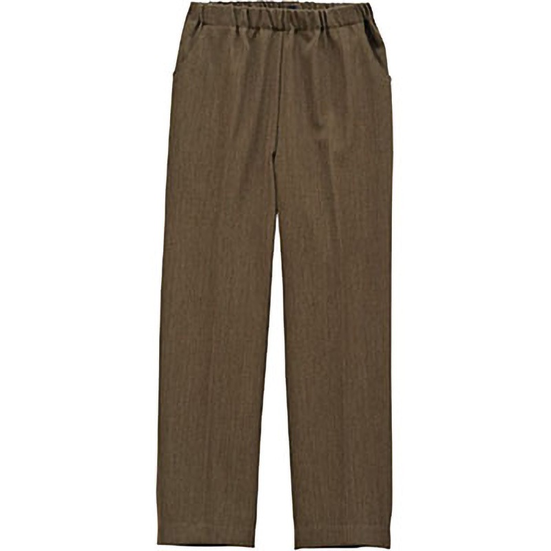 CH050710C05 くつろ着パンツスタンダード 裾ファスナー付き カインドウェア ブラウン色 サイズM 1袋 CH050710C05