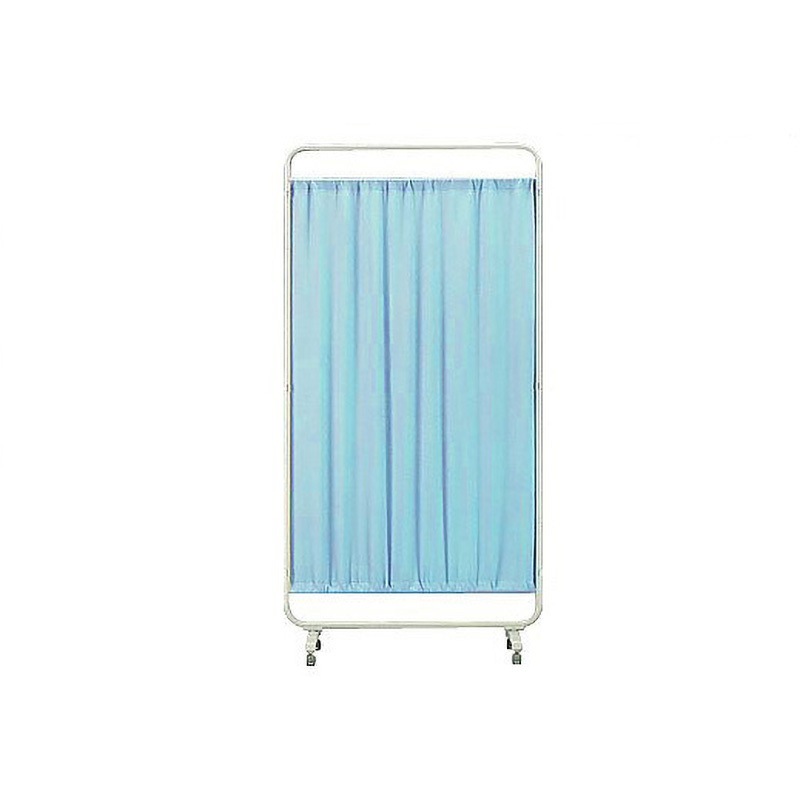 AM-631-CL クロスメディカルスクリーン 抗菌タイプ アズワン ブルー色 寸法900×400×1780mm 1枚 AM-631-CL