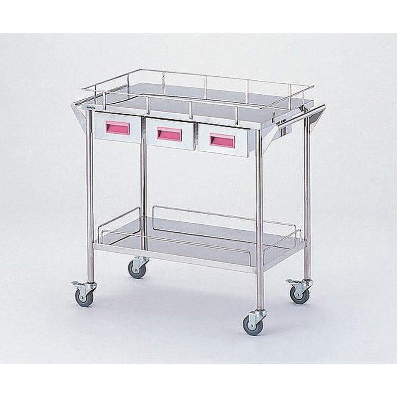 CHW-2H-P ストレージステンレスカート ナビス(アズワン) 2段   CHW-2H-P