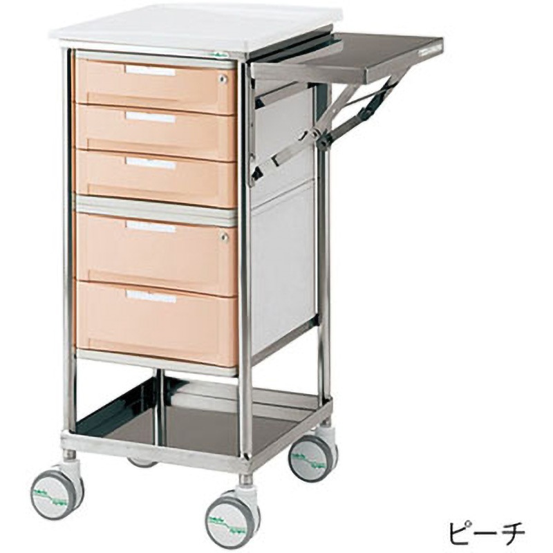 5段BOX ピーチ ナビスメイト・トレイワゴン ナビス(アズワン) 5段