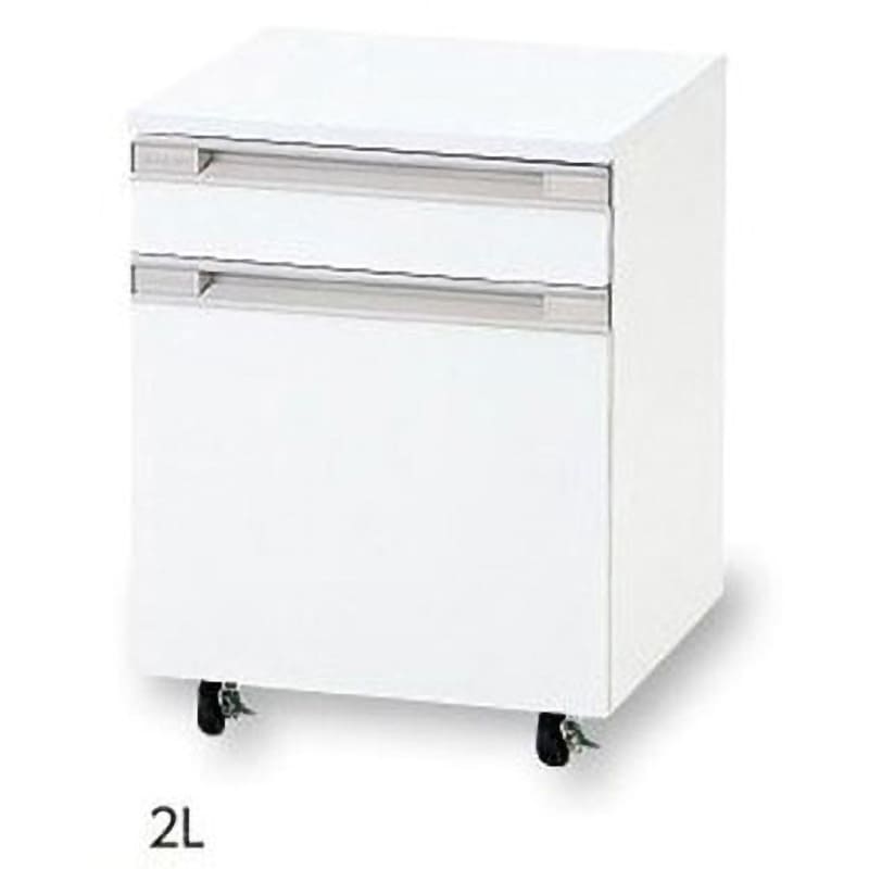 2L 移動式ユニット アズワン 引出し1段・開き戸1個仕様   2L