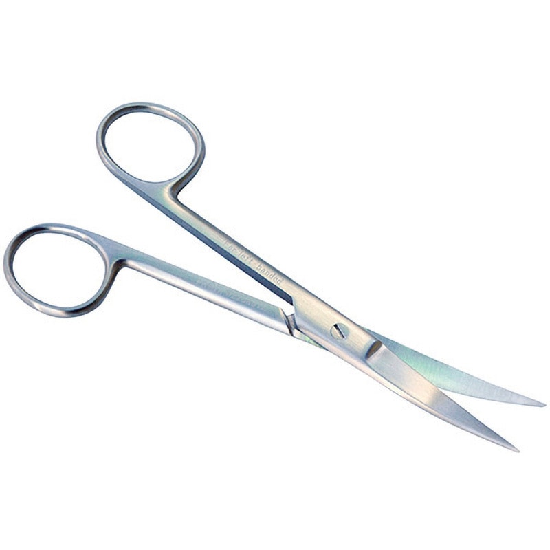 B022-0307-L 外科剪刀 左利き用 フリッツメディコ 両尖曲   B022-0307-L