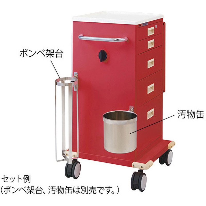 アズワン(AS ONE) 救急カート ブルー AM930-B 1台 アズワン(AS ONE) 救急カート ブルー AM930-B 1台