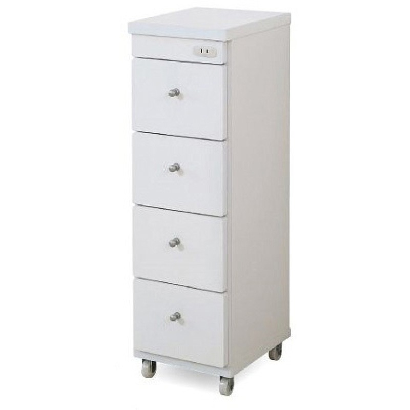 RSW-2544 隙間ワゴン (コンセント付き) 1個 アズワン 【通販モノタロウ】