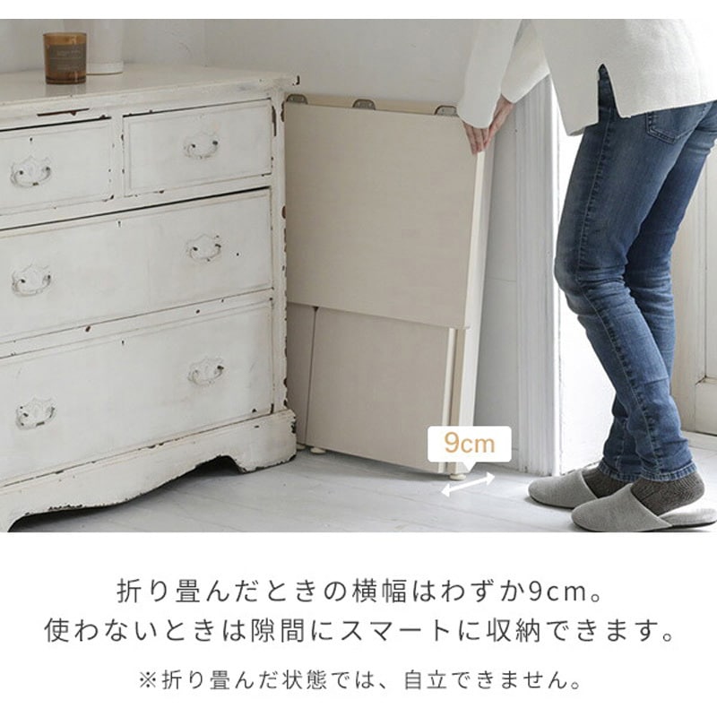 MOT-8045(WL) 木製 棚付き 折りたたみデスク (幅80) YAMAZEN MOT-8045(WL) 木製 棚付き 折りたたみデスク (幅80) YAMAZEN