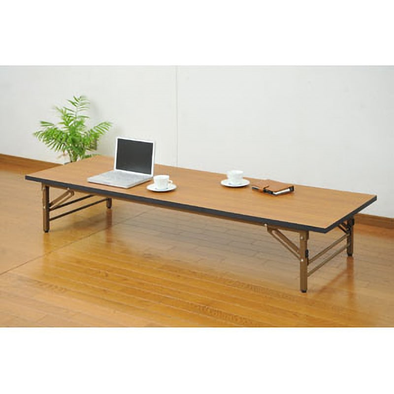 MCT-1860S 折りたたみ会議テーブル YAMAZEN(山善) ブラウン色 高さ