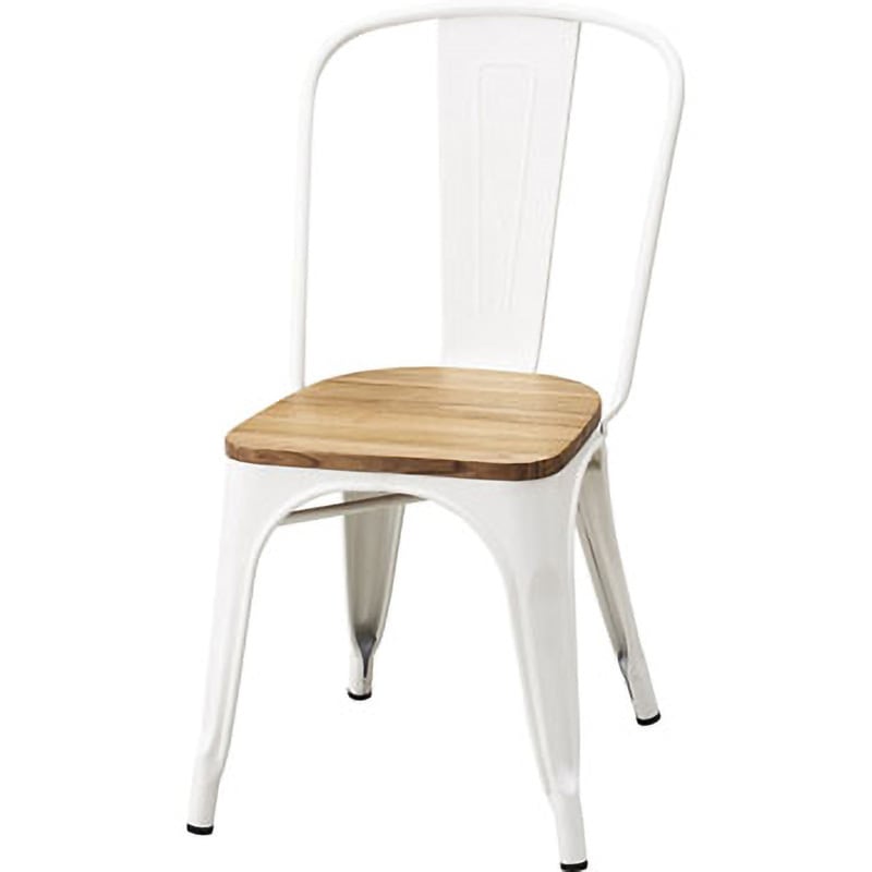 N-8347 エルムメタルチェア パール金属 幅445mm奥行545mm高さ815mm  N-8347