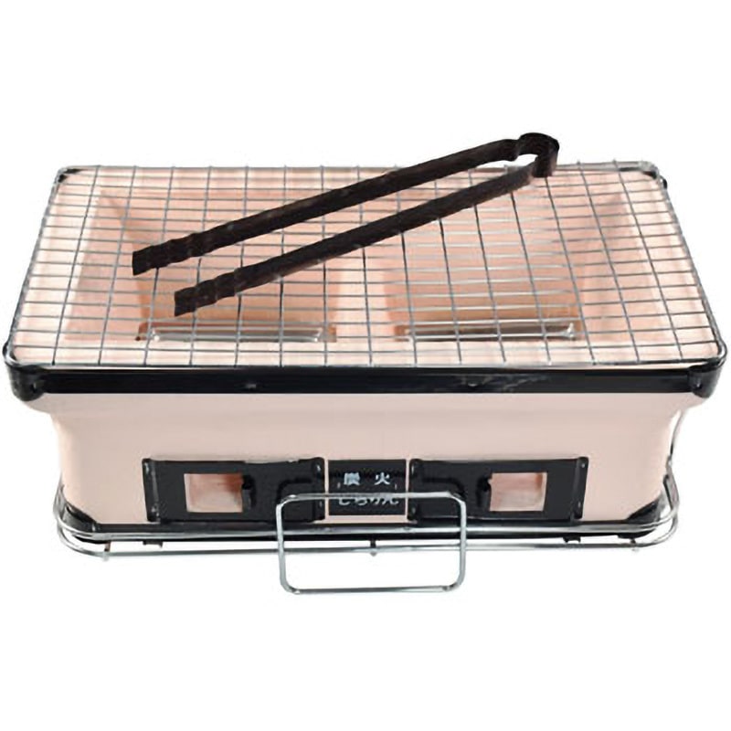 珪藻土七輪 角型ワイド アミ付き 1個 三和金属 【通販モノタロウ】