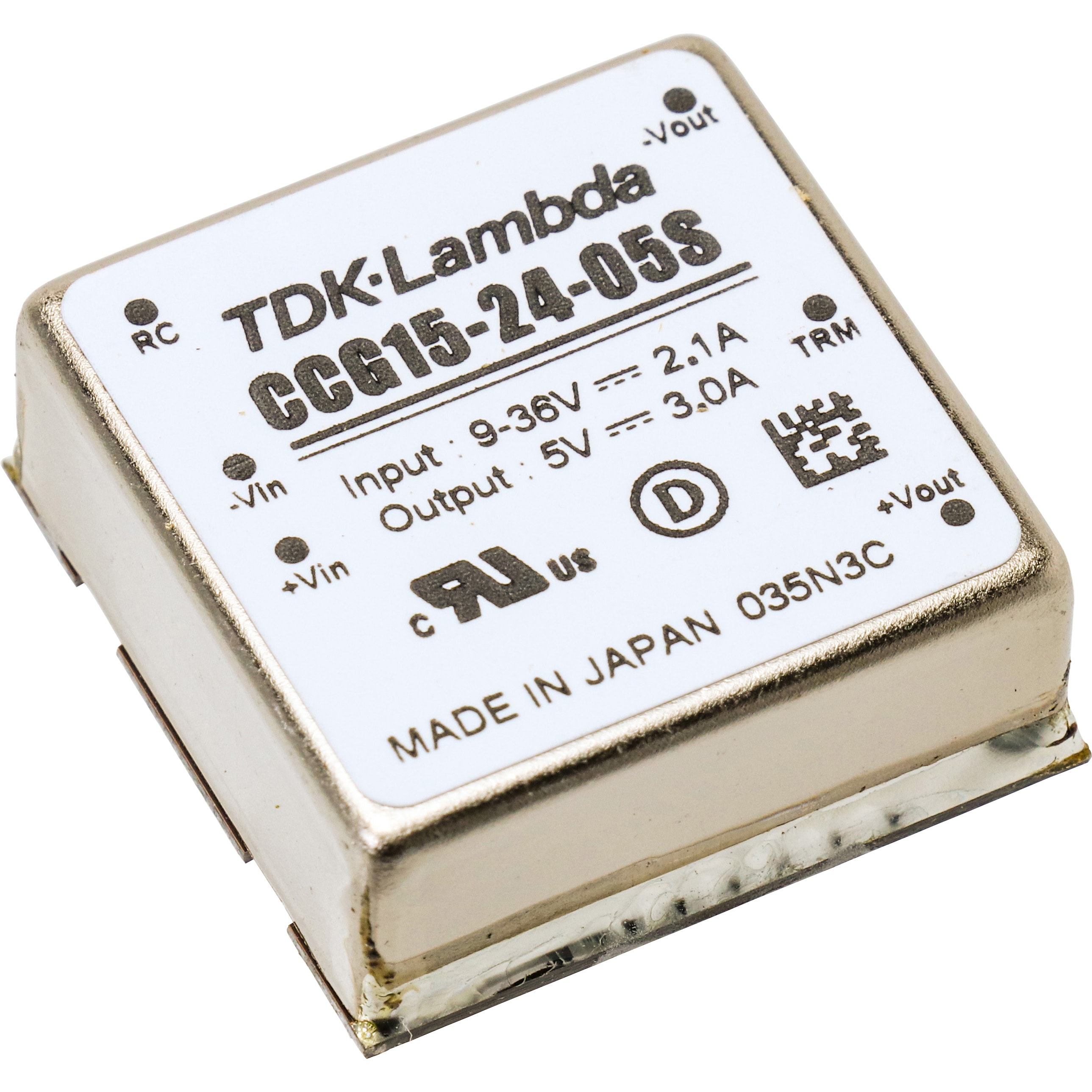 CCG15-24-05S 絶縁型 DC-DC コンバータ CCGシリーズ TDKラムダ オン